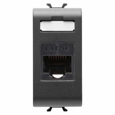 Prize Chorus - Priza UTP CAT 5E 1M Gewiss Chorus negru GW12421