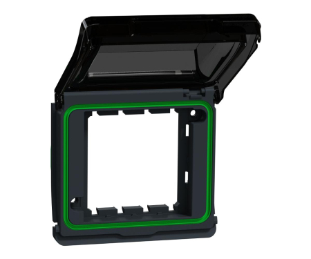 Schneider Noua Unica - Rama cu capac Mureva IP55 pentru Unica gri MUR35110