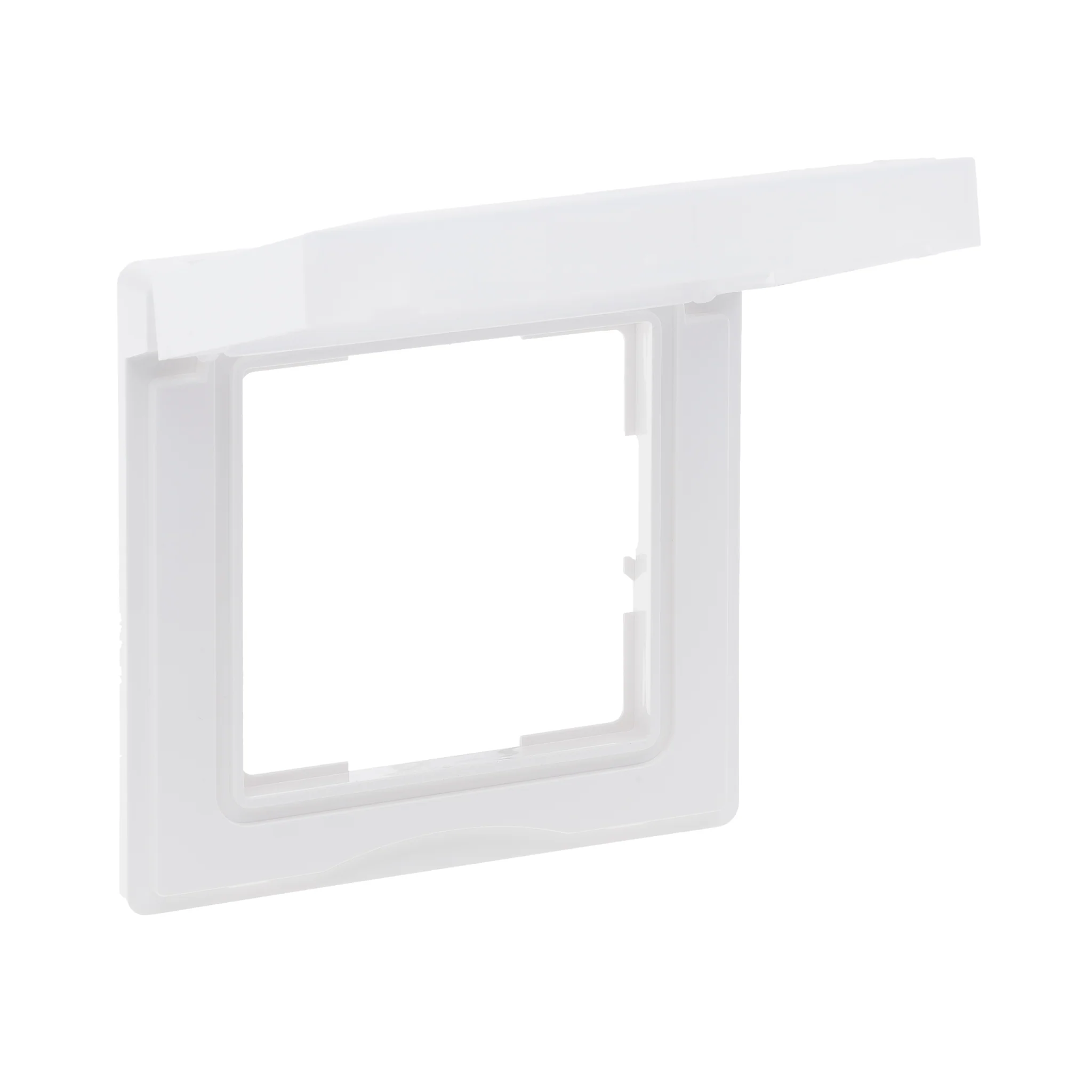Legrand Suno - Rama ornament 1 post cu capac IP44 Legrand Suno alb 721144