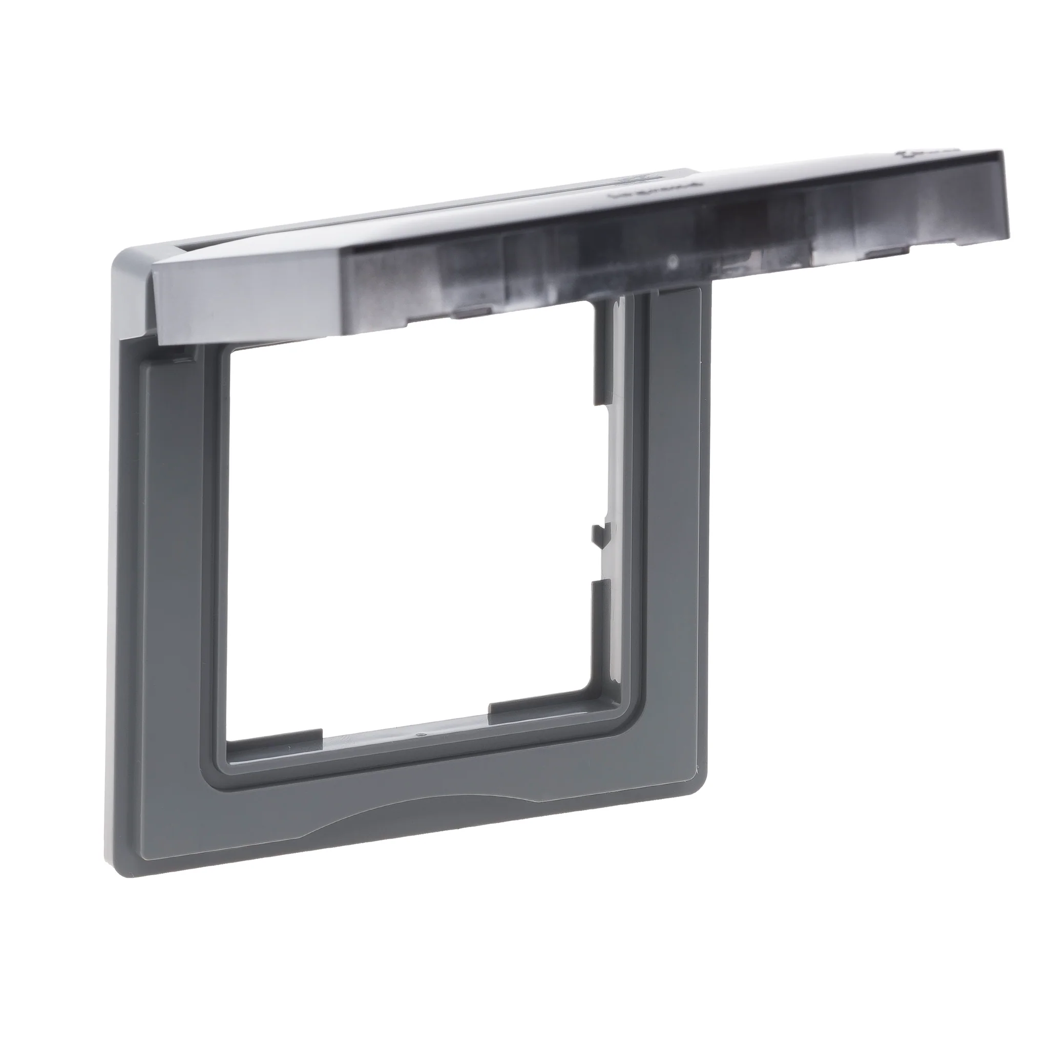 Legrand Suno - Rama ornament 1 post cu capac IP44 Legrand Suno aluminiu 721344