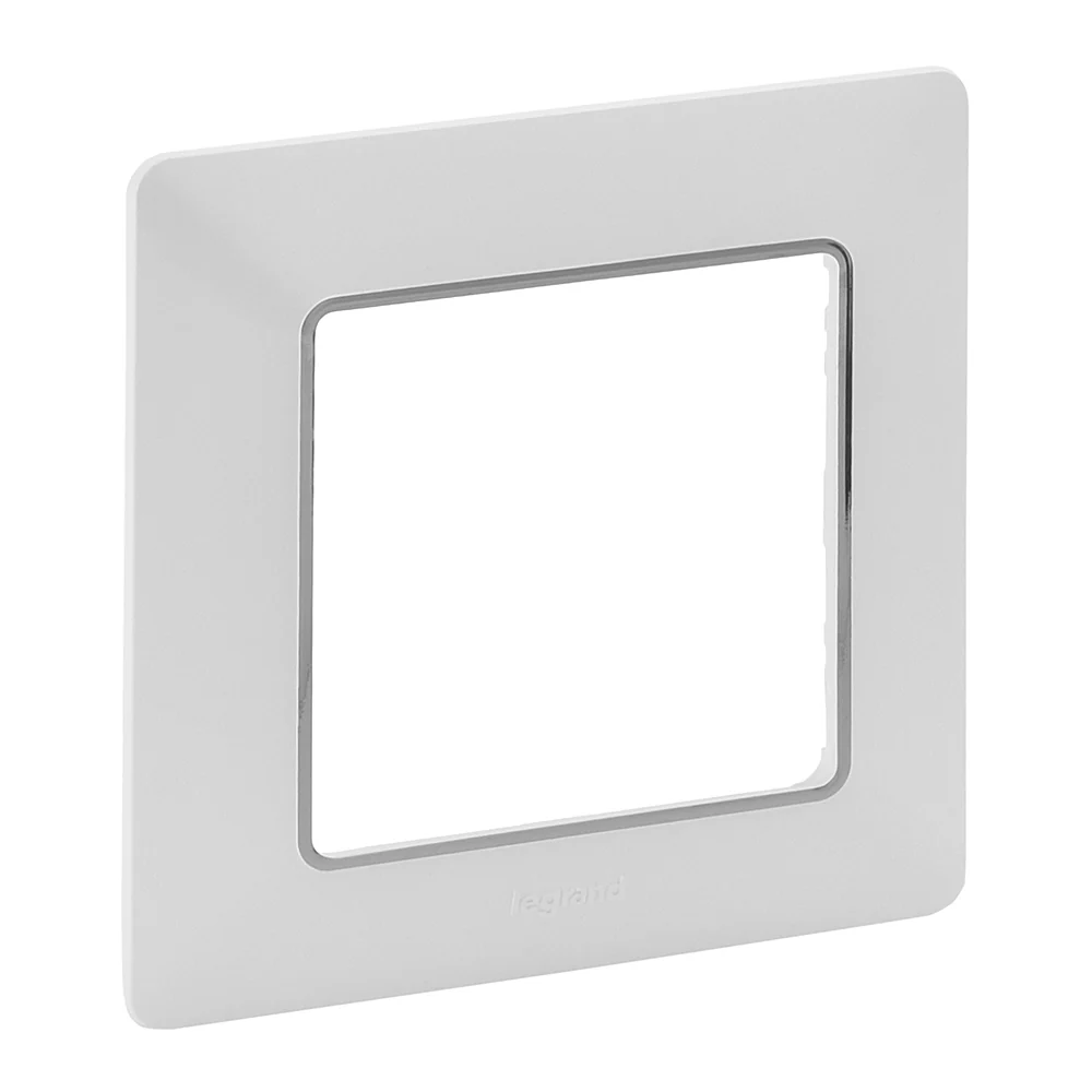 Rame ornament Valena Life - Rama ornament 1 post Legrand Valena Life alb/crom 754031