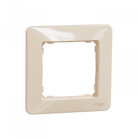 Prize si intrerupatoare - Rama Ornament 1 post Schneider Sedna bej SDD312801