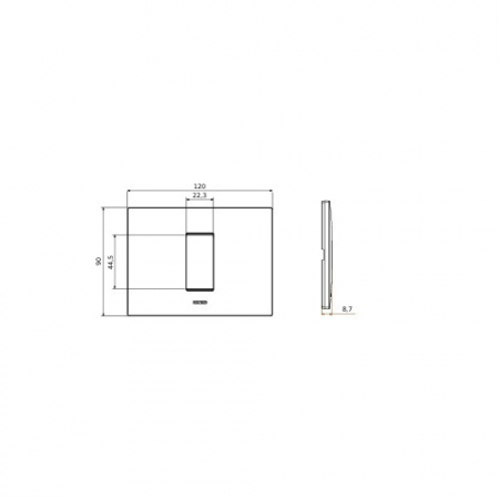 Rama Ornament 1M EGO Gewiss Chorus inox GW16001ST [1]