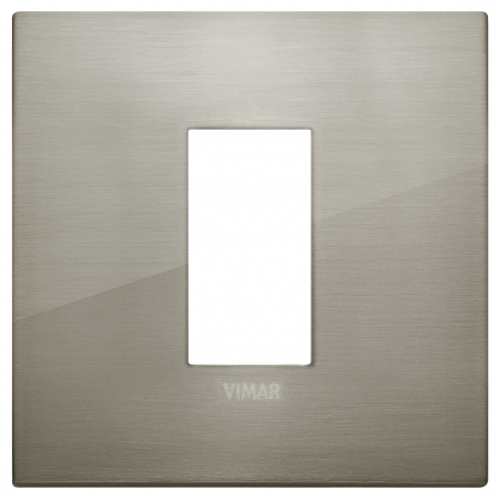 Rame ornament Arke - Rama Ornament 1M pentru doza de 2M metal Vimar Arke inox periat 19641.08