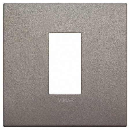 Prize si intrerupatoare - Rama Ornament 1M pentru doza de 2M metal Vimar Arke titan mat 19641.04