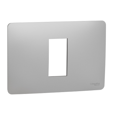 Prize si intrerupatoare - Rama Ornament 1M Schneider Unica Studio aluminiu NU210130
