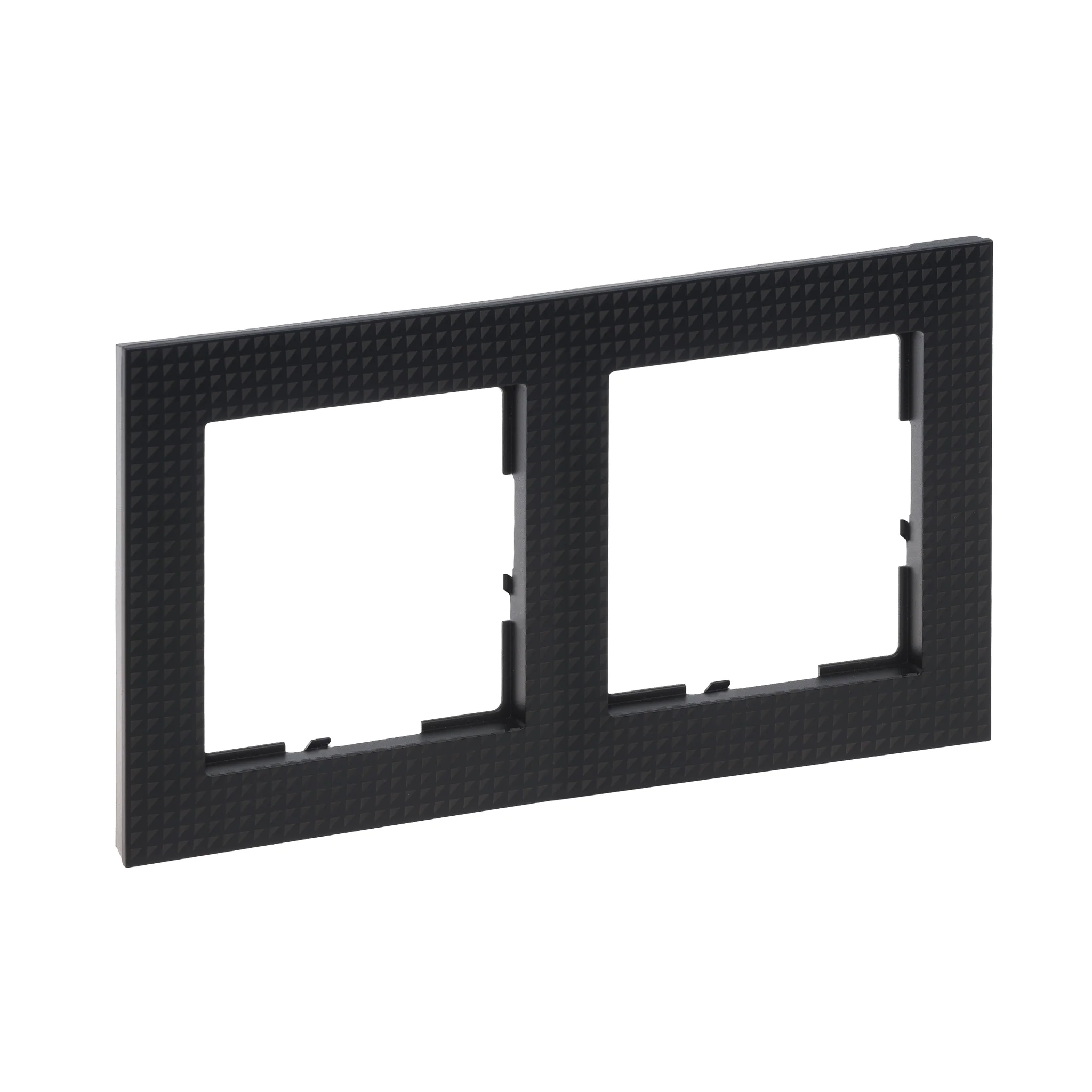 Legrand Suno - Rama ornament 2 posturi Legrand Suno negru calibrat 721572
