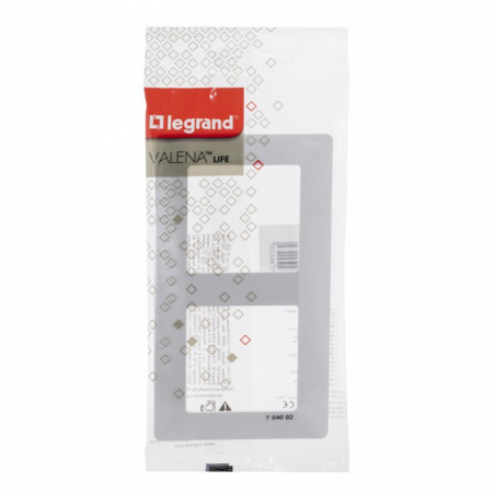 Rama ornament 2 posturi Legrand Valena Life alb 754002 [1]