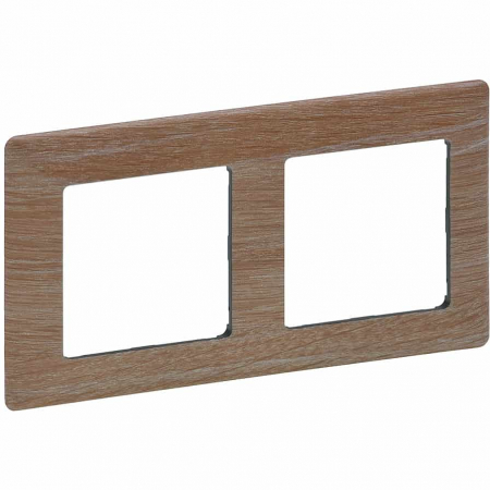 Legrand Valena Life - Rama ornament 2 posturi Legrand Valena Life lemn deschis 754182