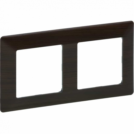 Legrand Valena Life - Rama ornament 2 posturi Legrand Valena Life lemn inchis 754172