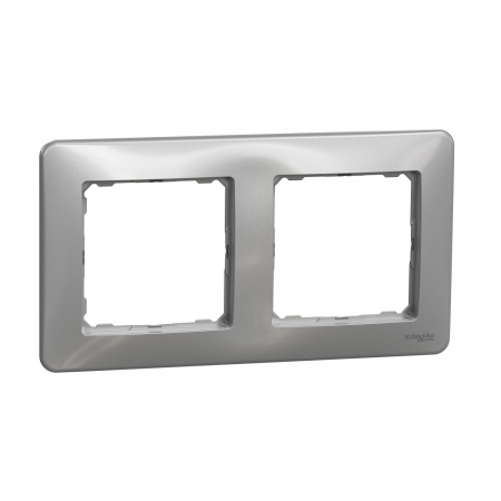 Rame ornament Sedna - Rama Ornament 2 posturi Schneider Sedna aluminiu SDD313802