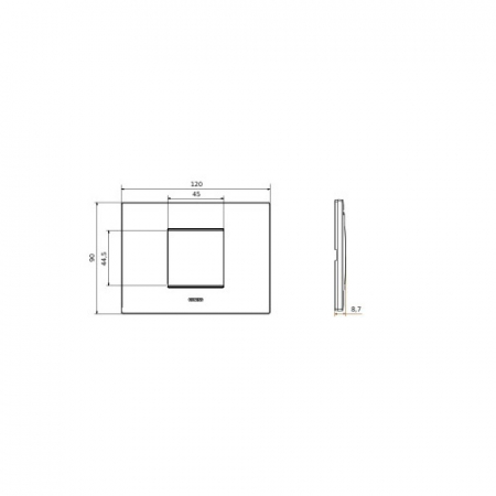 Rama Ornament 2M EGO Gewiss Chorus inox GW16002ST [1]