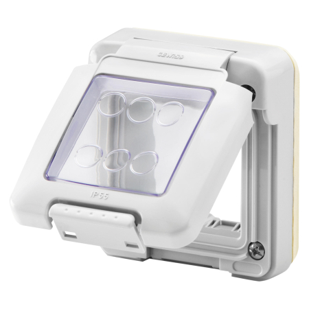 Gewiss System - Rama Ornament 2M Gewiss System IP55 gri GW27401