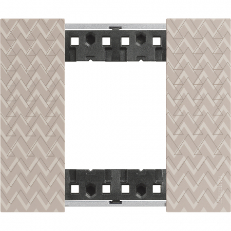 Bticino Living Now - Rama ornament 2M Living Now optic KA4802MM