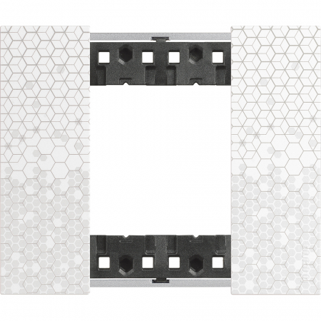 Bticino Living Now - Rama ornament 2M Living Now pixel KA4802MW