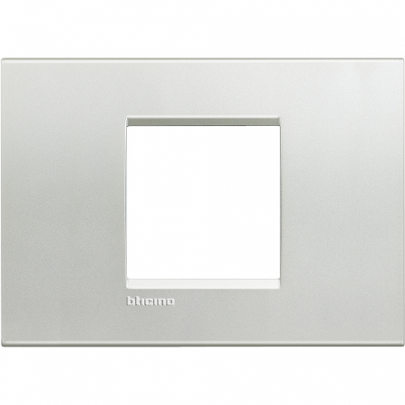 Bticino Living Light - Rama Ornament 2M metal Living Light Bticino Argintiu LNA4819AG