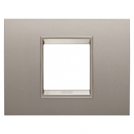 Prize si intrerupatoare - Rama Ornament 2M metal LUX Gewiss Chorus bronz perlat GW16202XP