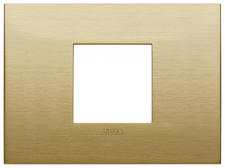 Prize si intrerupatoare - Rama Ornament 2M metal pentru doza de 3M Vimar Arke alama periata 19652.12