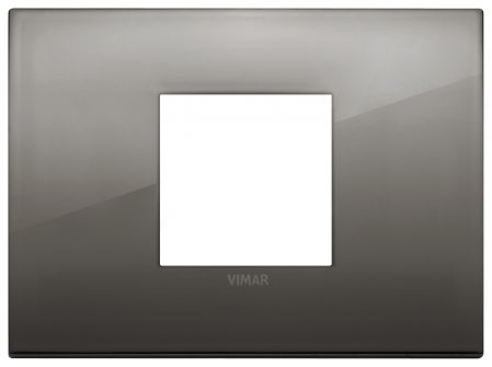 Rame ornament Arke - Rama Ornament 2M metal pentru doza de 3M Vimar Arke crom negru 19652.09