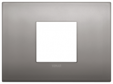 Prize si intrerupatoare - Rama Ornament 2M metal pentru doza de 3M Vimar Arke nichel negru 19652.10