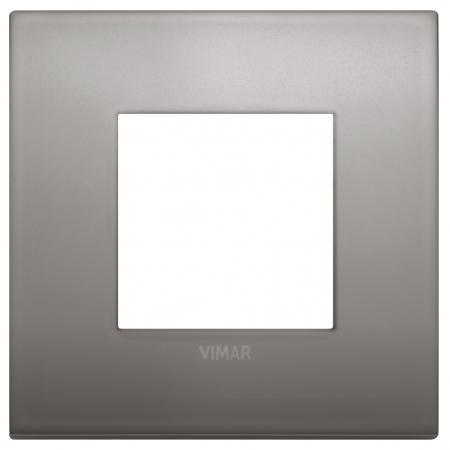 Prize si intrerupatoare - Rama Ornament 2M metal Vimar Arke nichel negru 19642.10