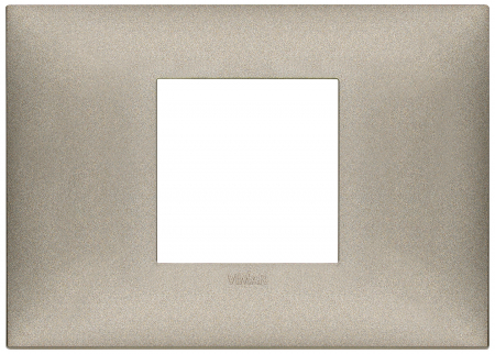 Vimar Neve - Rama Ornament 2M pt doza de 3M Vimar Neve titaniu mat 09672.23