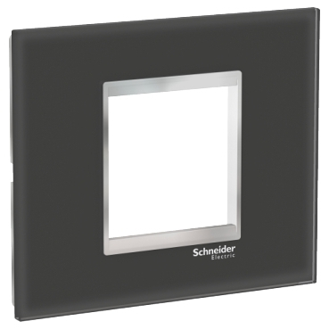 Schneider Easy Styl - Rama Ornament 2M sticla Schneider Eazy Styl negru/crom LMR7932038