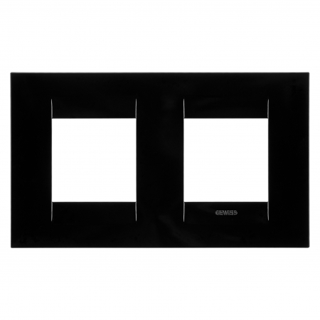 Gewiss Chorus - Rama Ornament 2P GEO Gewiss Chorus negru GW16423TN