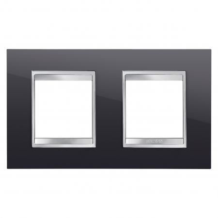 Gewiss Chorus - Rama Ornament 2P LUX Gewiss Chorus negru GW16223TN