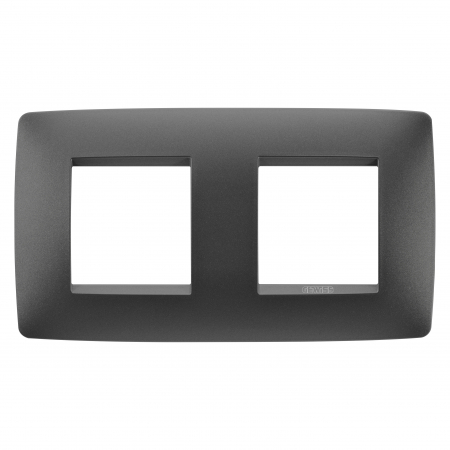 Gewiss Chorus - Rama Ornament 2P ONE Gewiss Chorus negru satinat GW16123VN