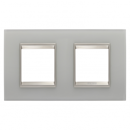 Gewiss Chorus - Rama Ornament 2P sticla LUX Gewiss Chorus reflexie naturala GW16223GT