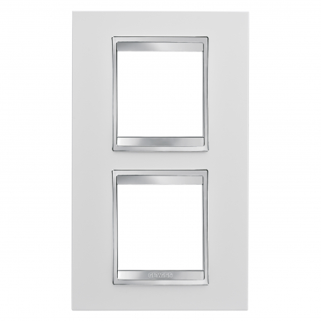 Rame ornament Chorus - Rama Ornament 2P verticala LUX Gewiss Chorus alb GW16224TB