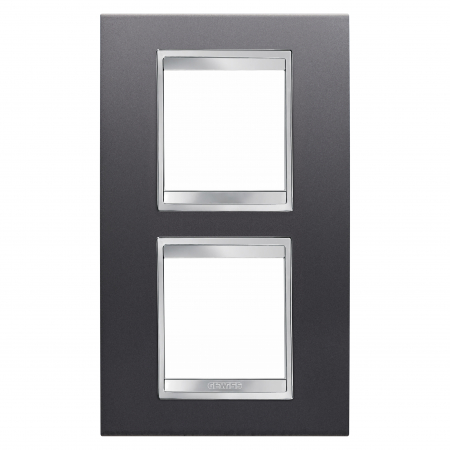Gewiss Chorus - Rama Ornament 2P verticala LUX Gewiss Chorus ardezie GW16224VA