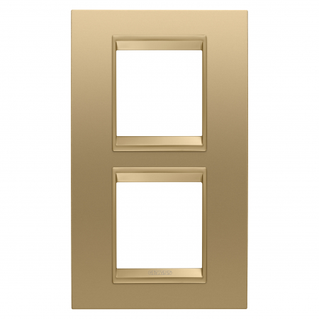 Gewiss Chorus - Rama Ornament 2P verticala metal LUX Gewiss Chorus auriu GW16224XG