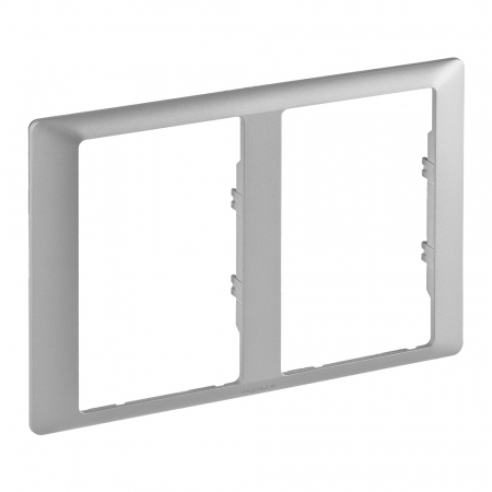 Legrand Valena Life - Rama ornament 2X priza dubla Legrand Valena Life aluminiu 754242