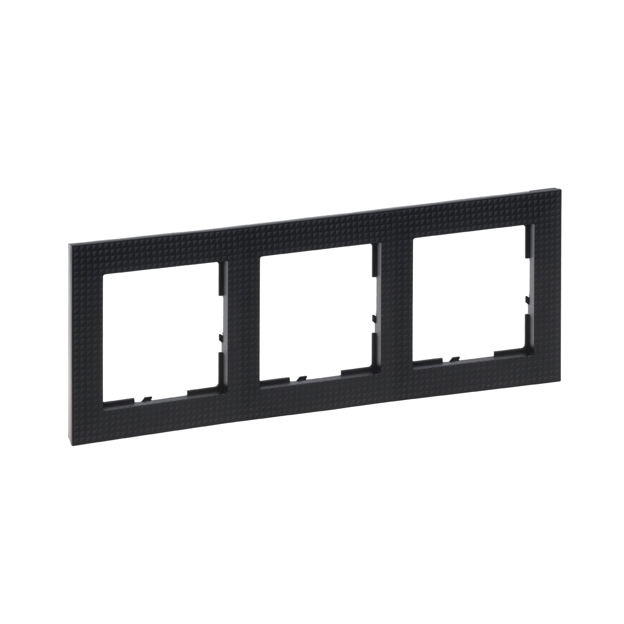 Legrand Suno - Rama ornament 3 posturi Legrand Suno negru calibrat 721573