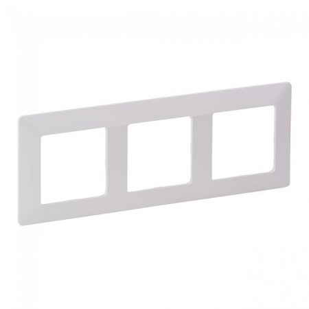 Rame ornament Valena Life - Rama ornament 3 posturi Legrand Valena Life alb 754003