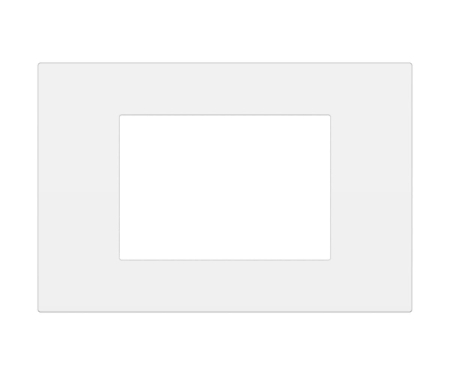 Prize si intrerupatoare - Rama Ornament 3M Flexo Himel alb mat HWDF3GPWM