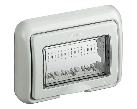 Rame ornament Matix - Rama Ornament 3M Matix Bticino IP55 alb 25603B