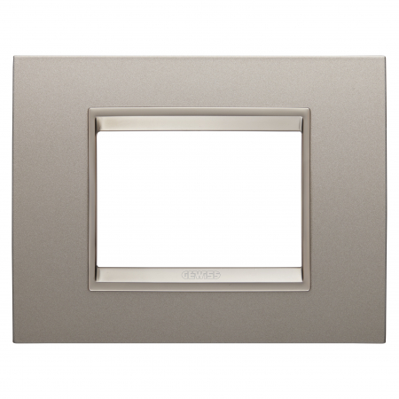 Prize si intrerupatoare - Rama Ornament 3M metal LUX Gewiss Chorus bronz perlat GW16203XP