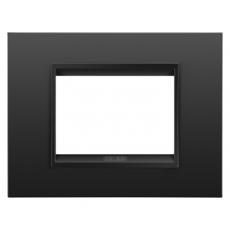 Rame ornament Chorus - Rama Ornament 3M metal LUX Gewiss Chorus negru satinat GW16203XM