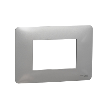 Prize si intrerupatoare - Rama Ornament 3M Schneider Unica Studio aluminiu NU210330