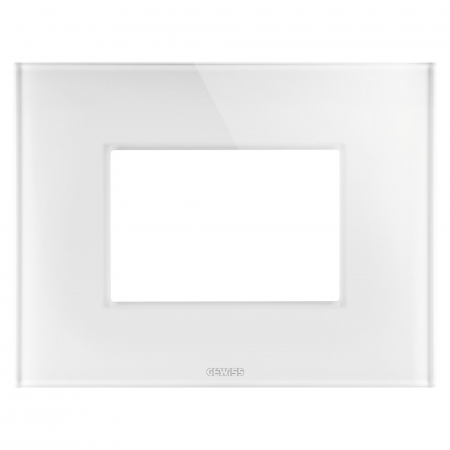 Rame ornament Chorus - Rama Ornament 3M sticla ICE Gewiss Chorus alb GW16903CB