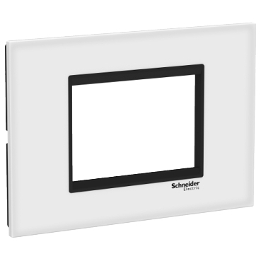 Rame ornament Easy Styl - Rama Ornament 3M sticla Schneider Eazy Styl alb/negru LMR7963031