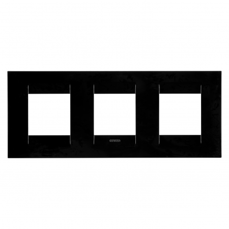 Rame ornament Chorus - Rama Ornament 3P GEO Gewiss Chorus negru GW16426TN
