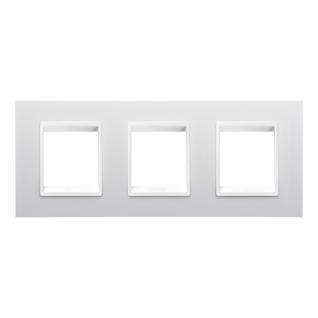 Rame ornament Chorus - Rama Ornament 3P LUX Gewiss Chorus monocrom alb GW16226YB