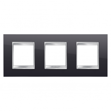 Rame ornament Chorus - Rama Ornament 3P LUX Gewiss Chorus negru GW16226TN
