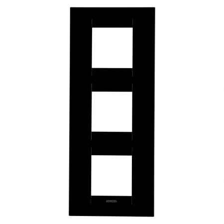 Rame ornament Chorus - Rama Ornament 3P verticala GEO Gewiss Chorus negru GW16427TN