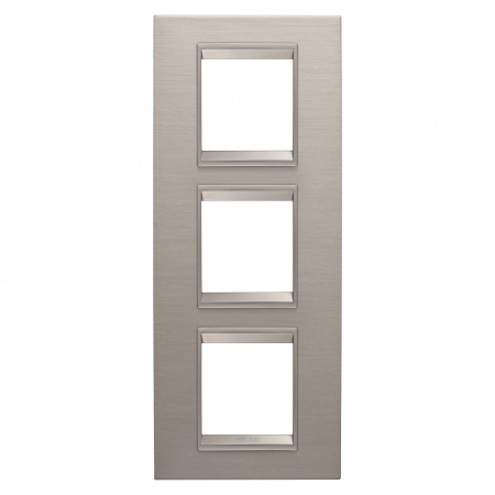 Gewiss Chorus - Rama Ornament 3P verticala metal LUX Gewiss Chorus aluminiu periat GW16227XS