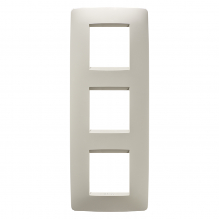 Rame ornament Chorus - Rama Ornament 3P verticala ONE Gewiss Chorus Ivory GW16127TI